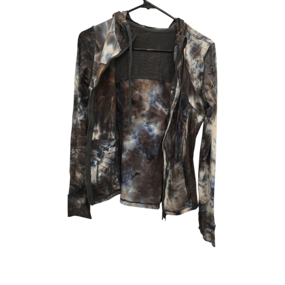 Woman’s Tie Dye Yoga Fitted Jacket - Picture 9 of 9